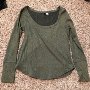Green urban outfitters long sleeve